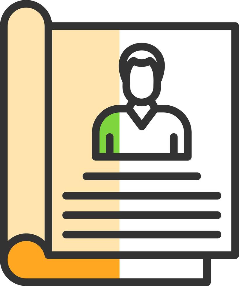Magazine Vector Icon Design
