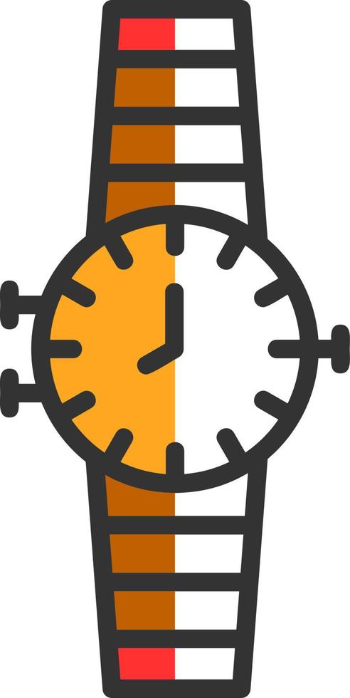 Wristwatch Vector Icon Design