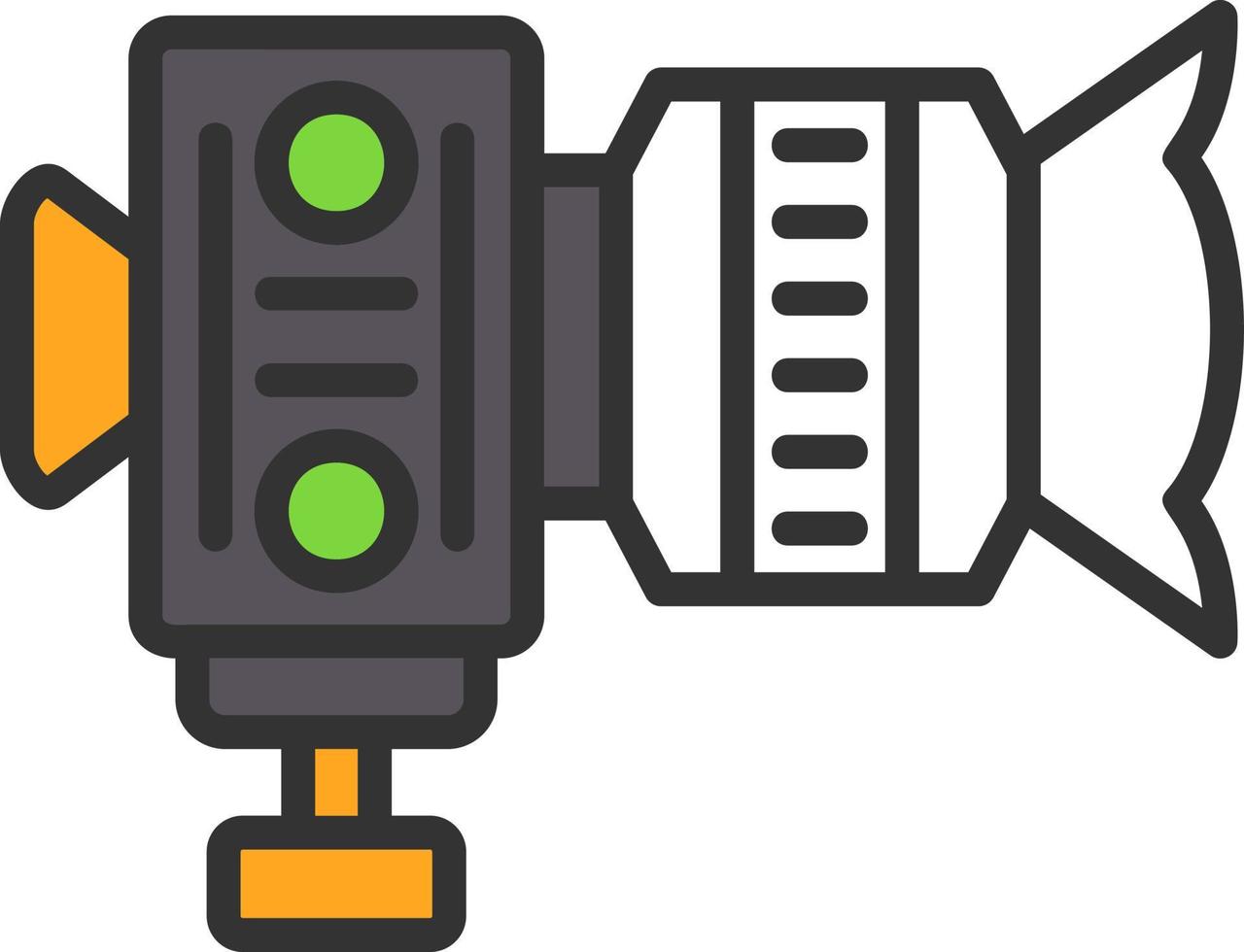 Dslr Camera Vector Icon Design