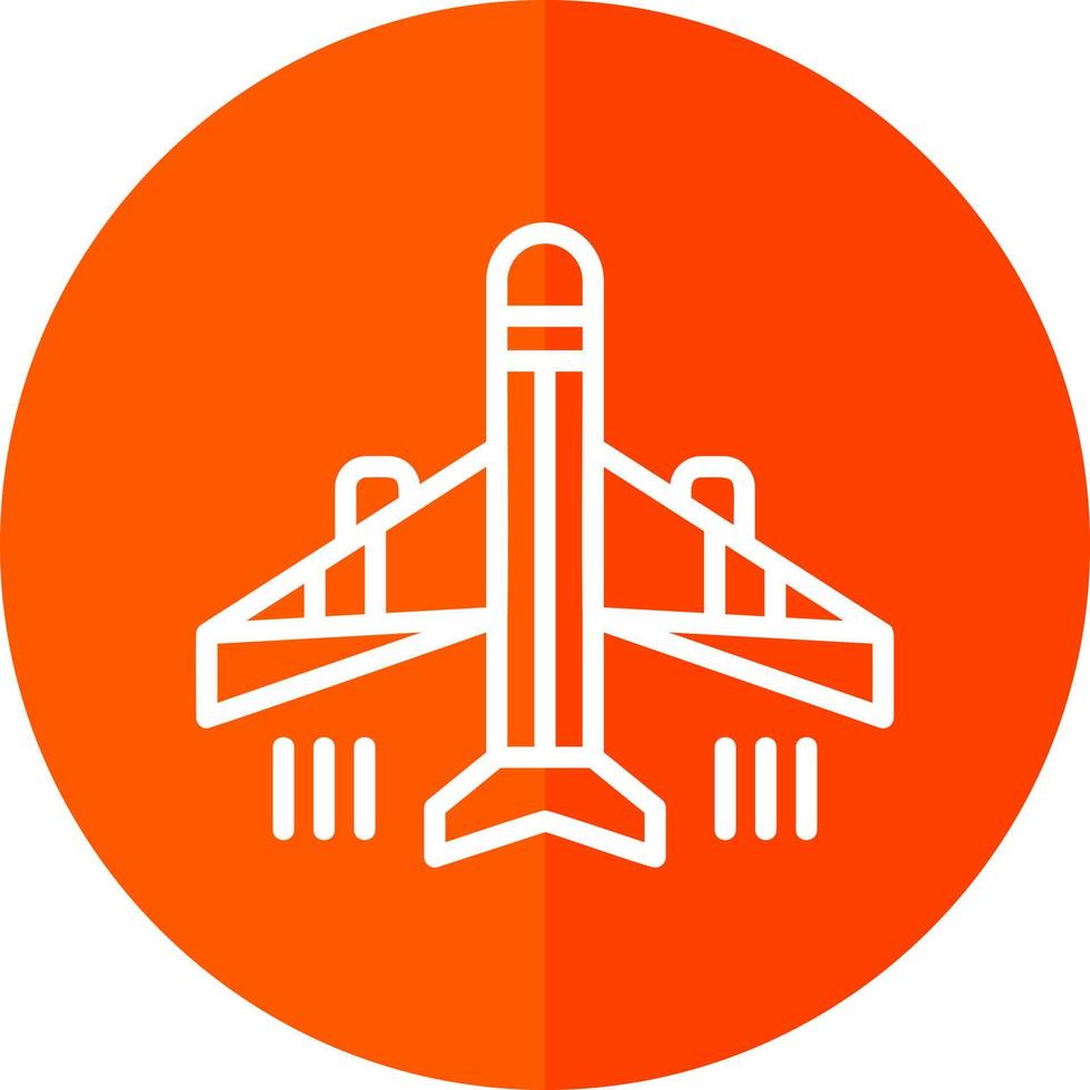 diseño de icono de vector de avión