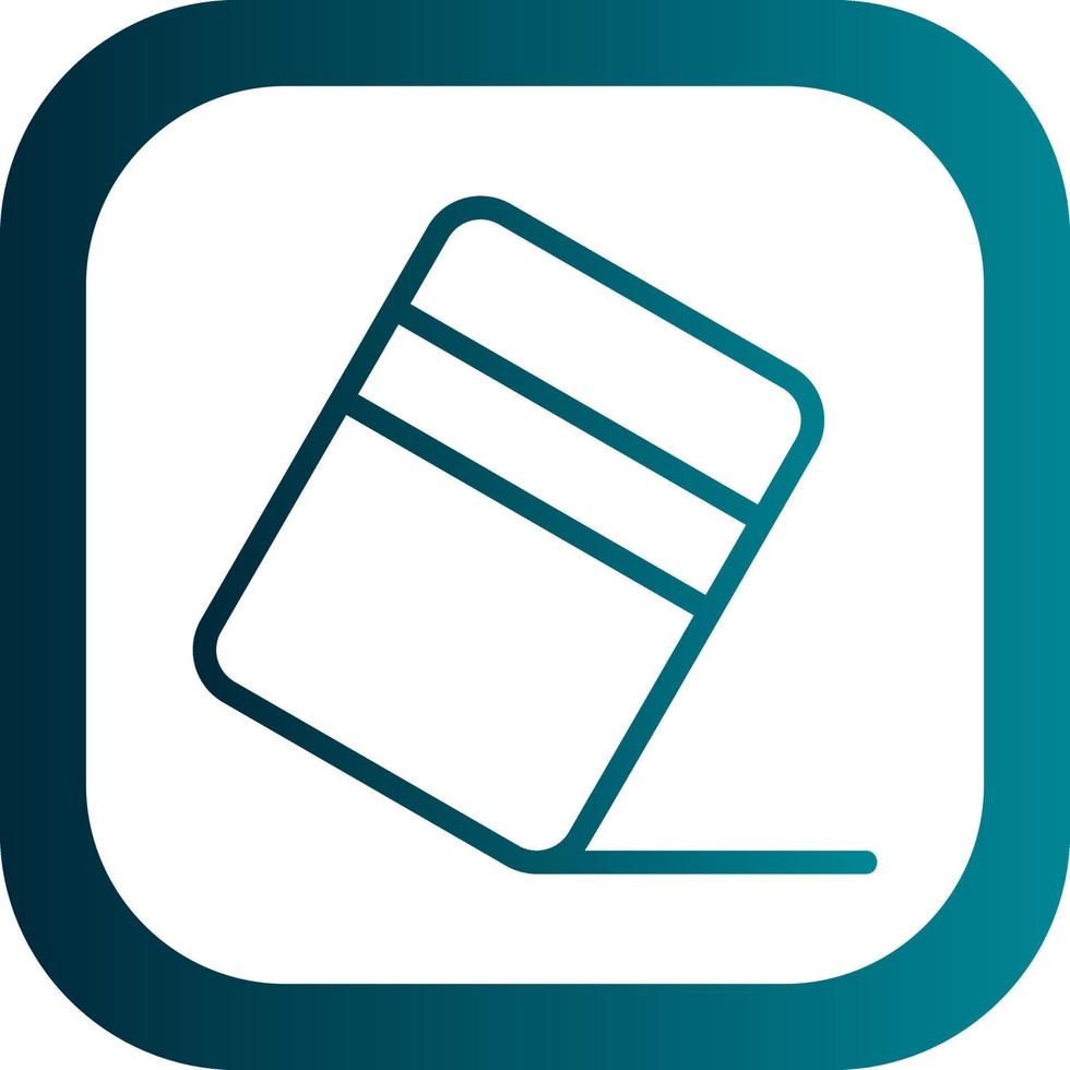 Eraser Vector Icon Design
