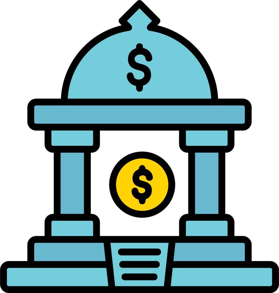 Islamic Bank Vector Icon