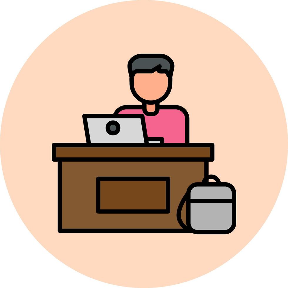 Office Worker Vector Icon