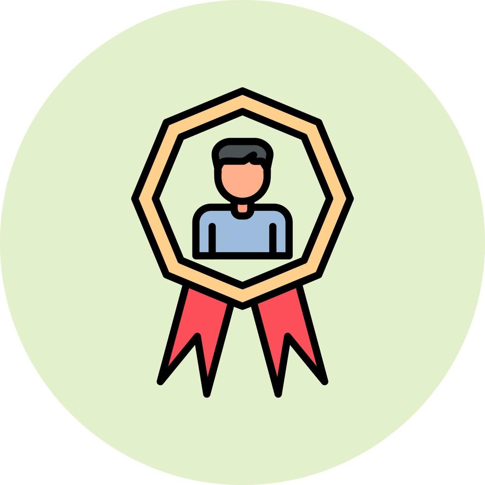 Employee Of The Month Vector Icon