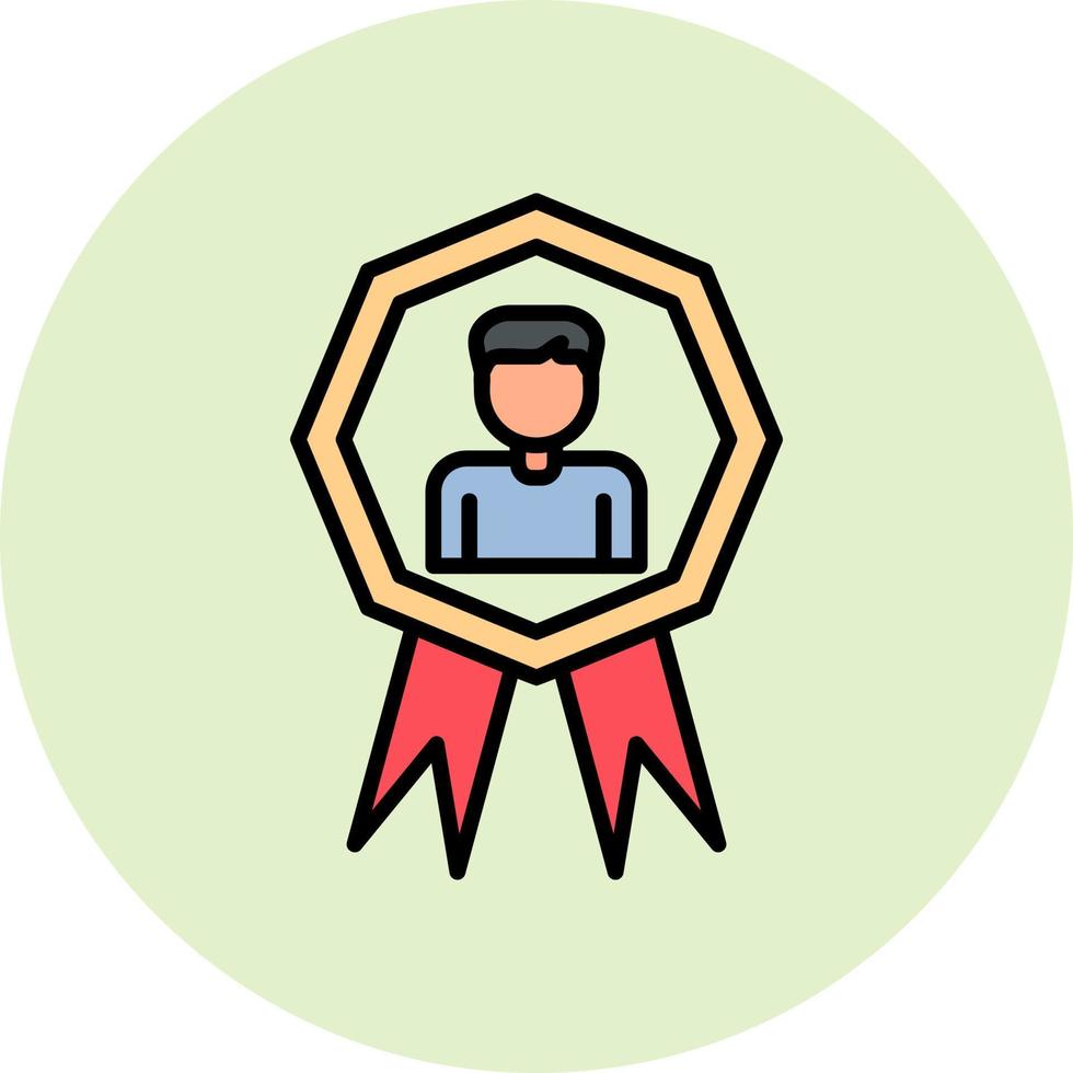 Employee Of The Month Vector Icon