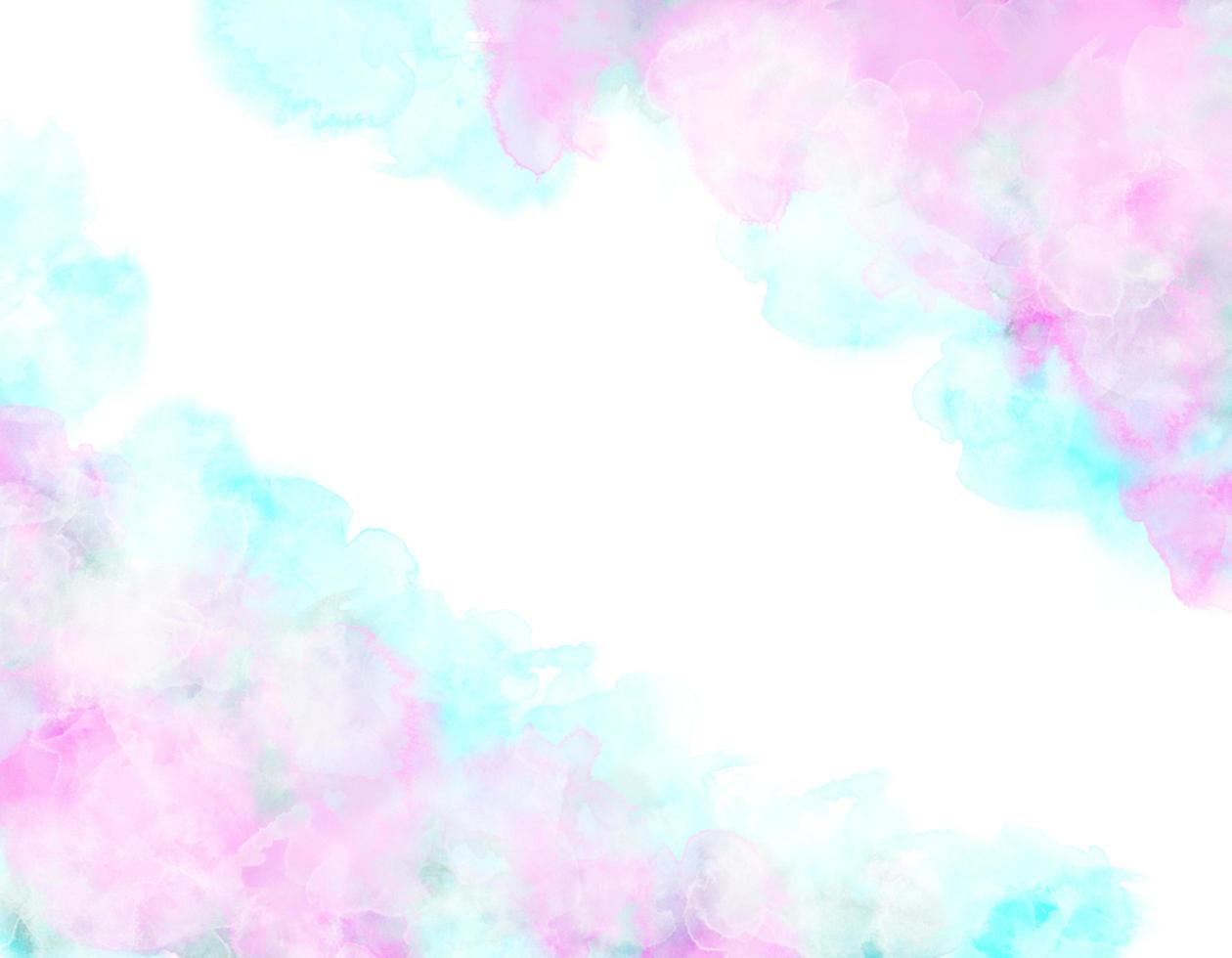 hand painted blue purple watercolor photo