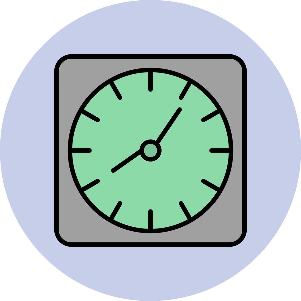 icono de vector de reloj de pared