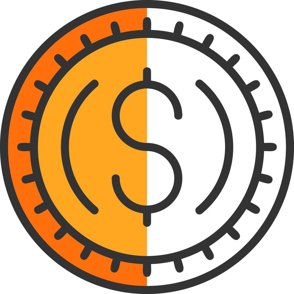 Coin Vector Icon Design