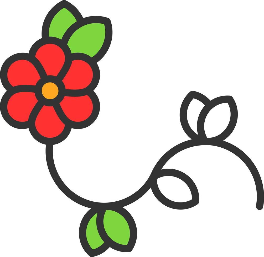 diseño de icono de vector de flores