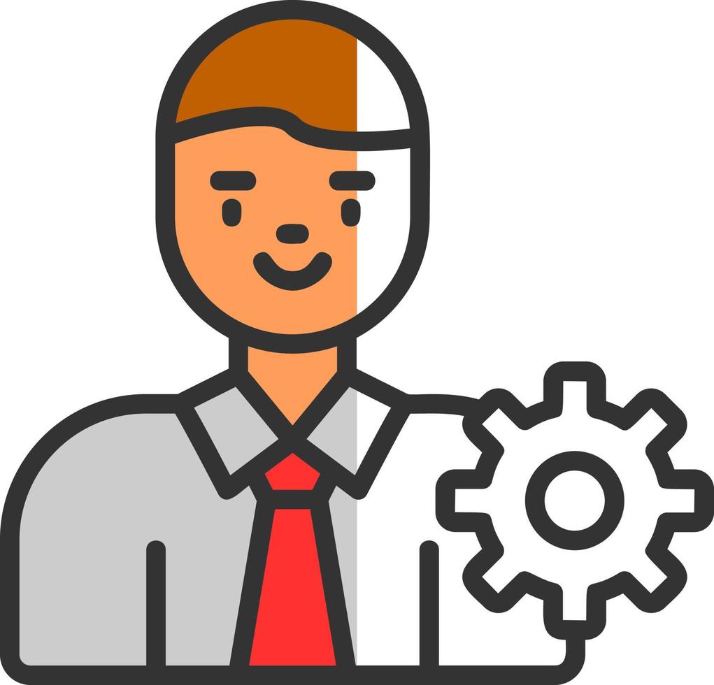 Engineer Vector Icon Design