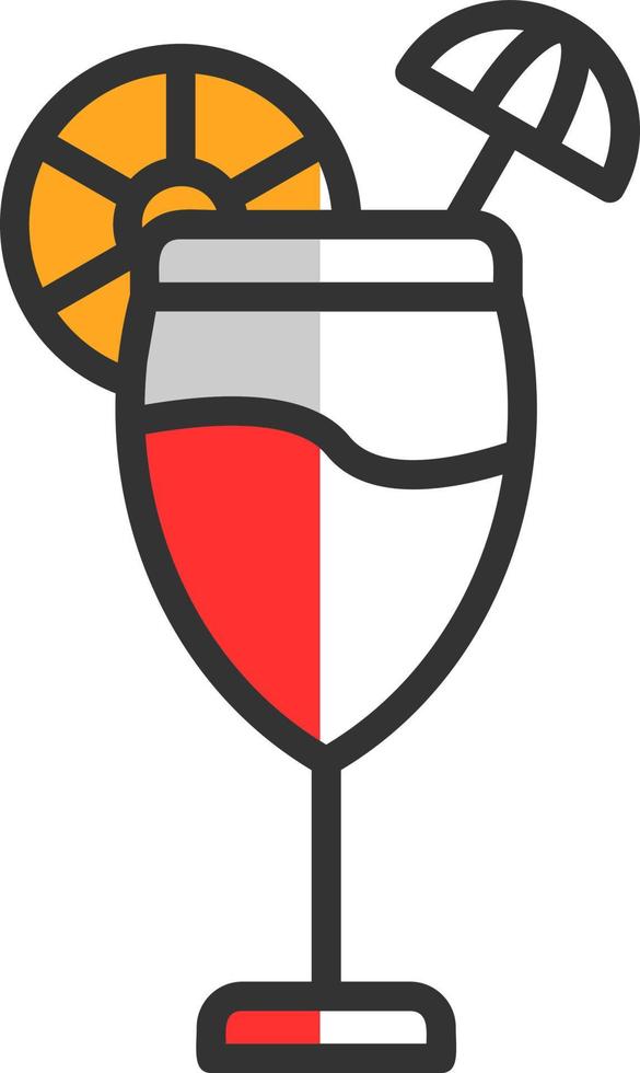 Cocktail Vector Icon Design