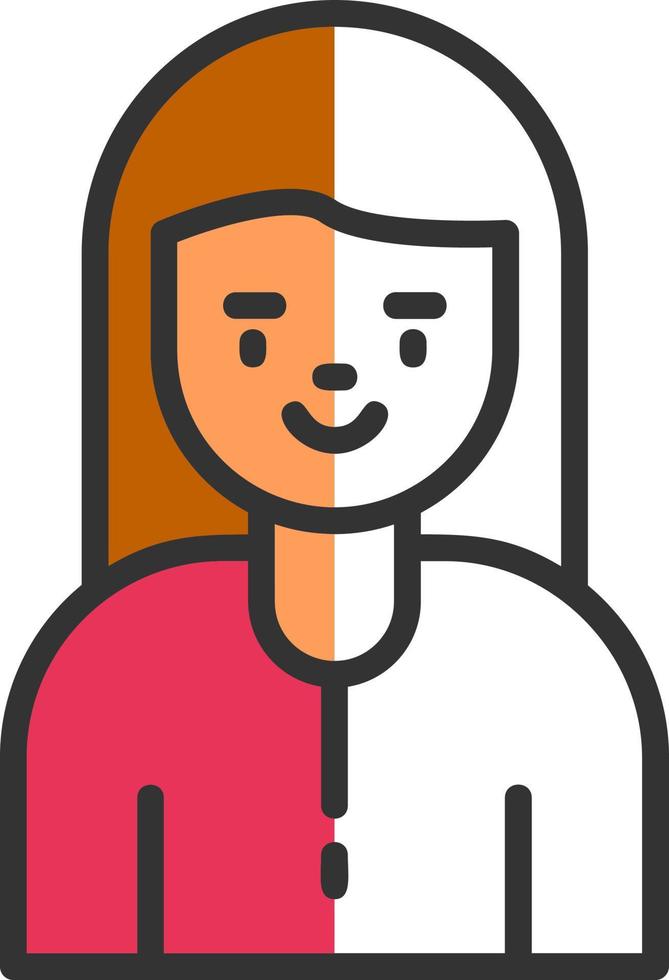 Girl Vector Icon Design