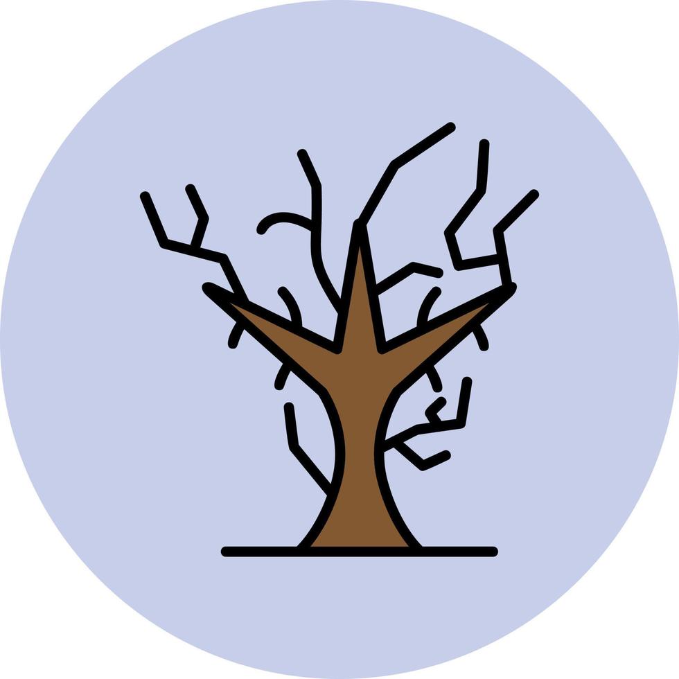 Dry Tree Vector Icon