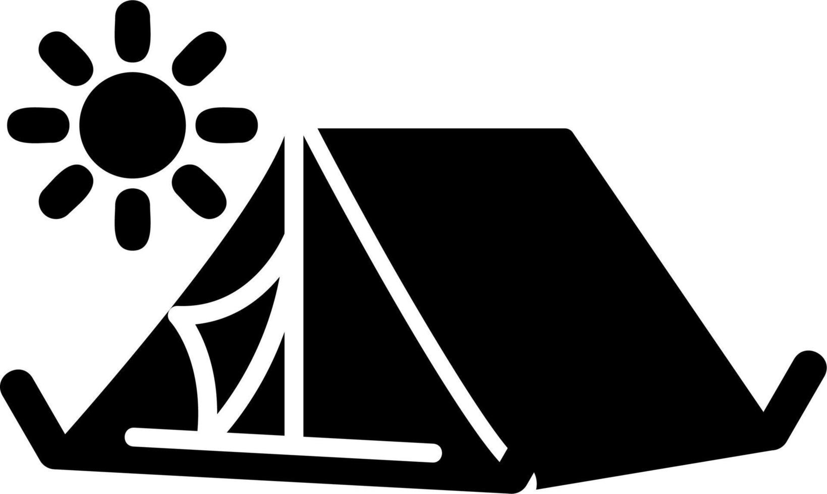 Desert Tent Vector Icon