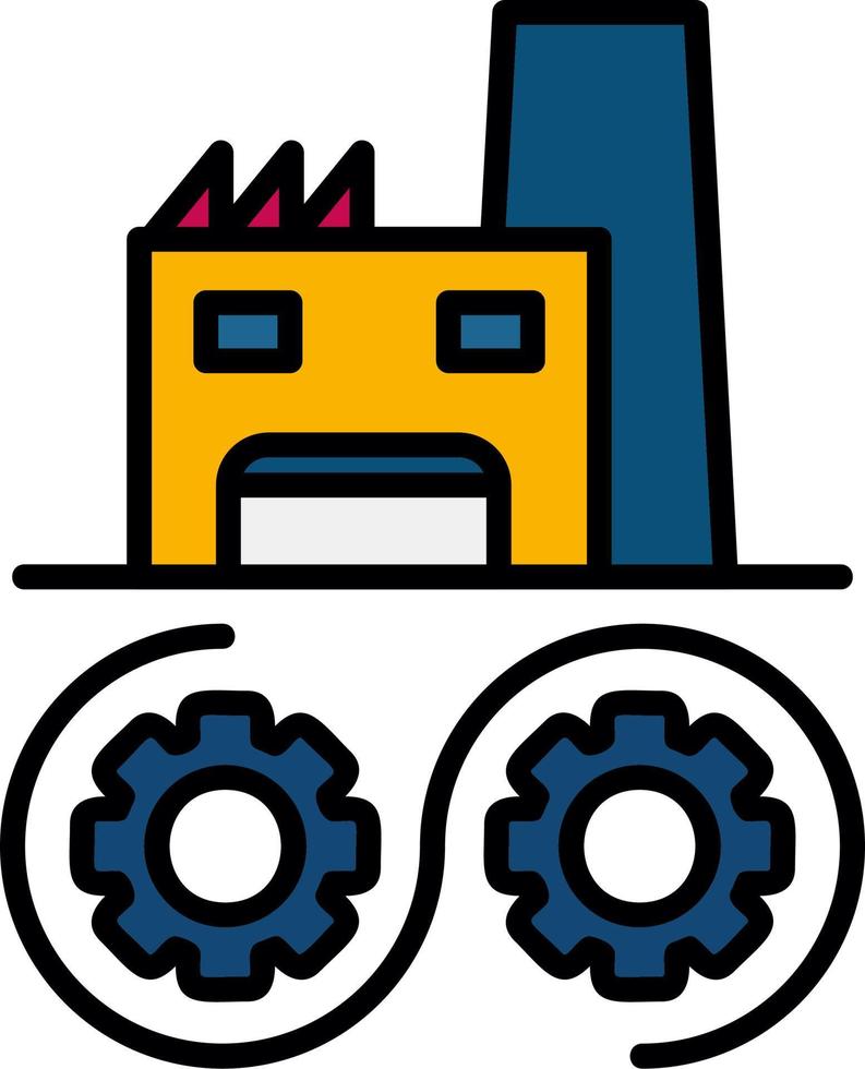 Factory Vector Icon