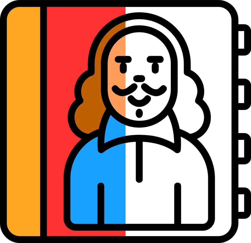 Biography Vector Icon Design
