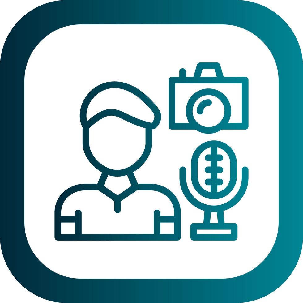 Vlog Vector Icon Design