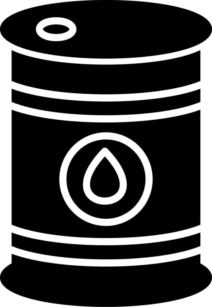 Oil Barrel Vector Icon