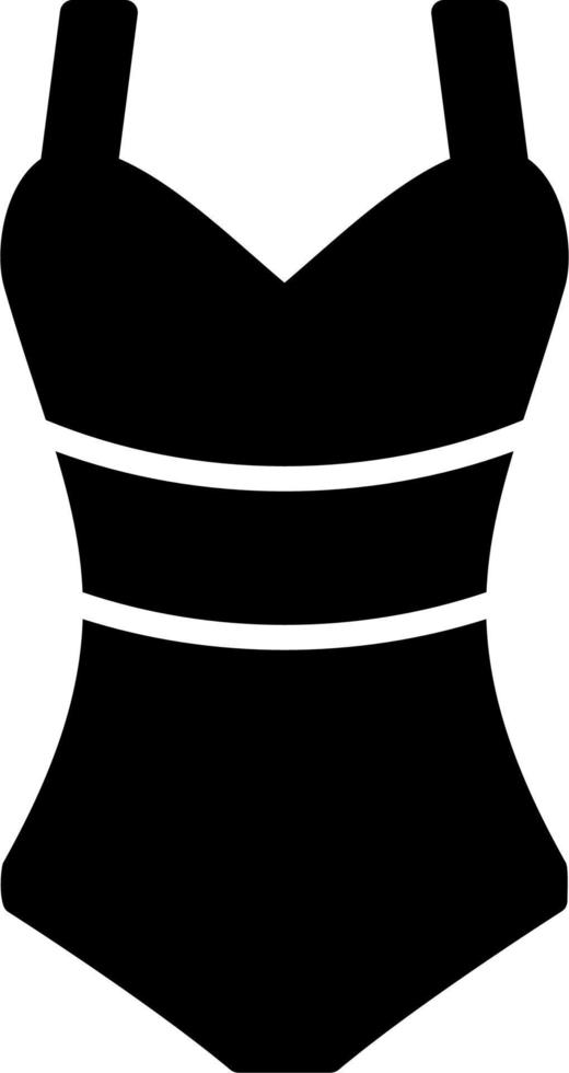 icono de vector de traje de baño