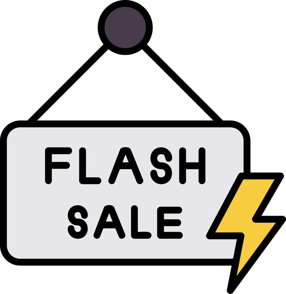 Flash Sale Vector Icon