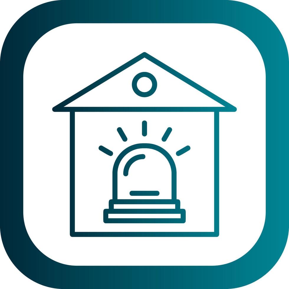 Security Alarm Vector Icon Design