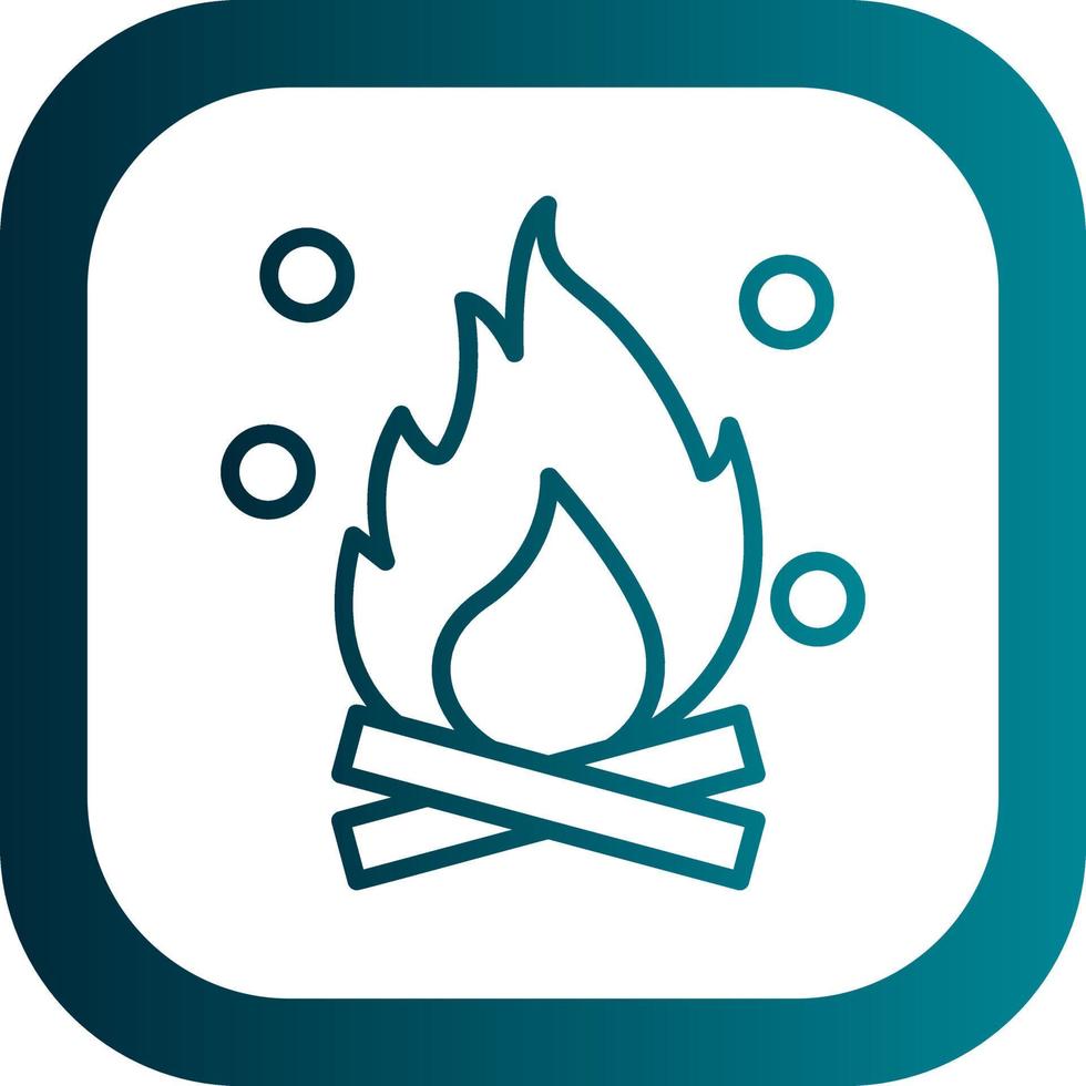 Bonfire Vector Icon Design