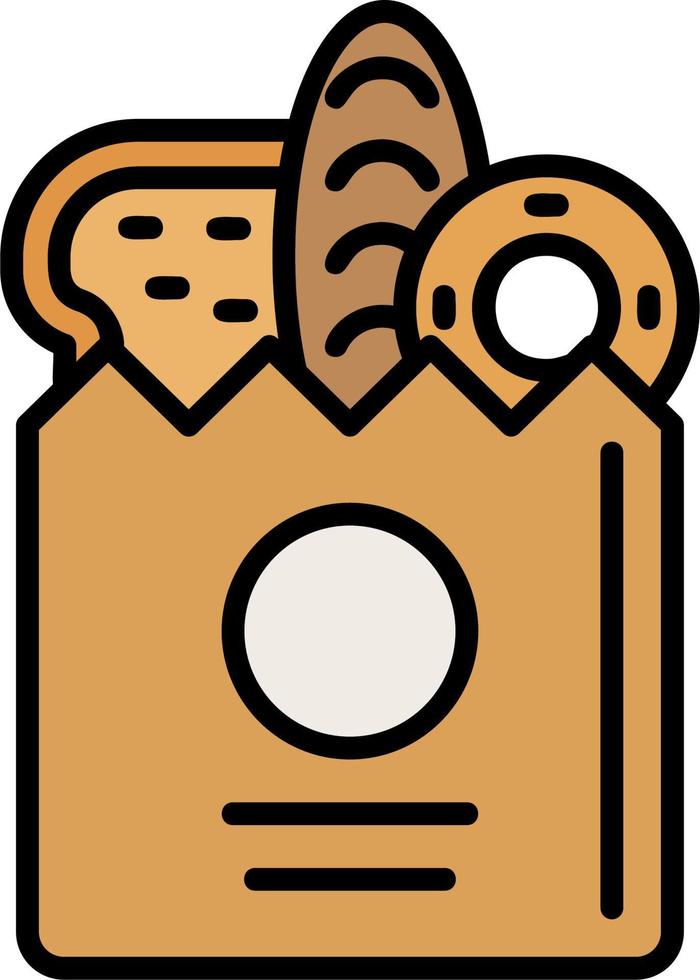 Grocery Bag Vector Icon