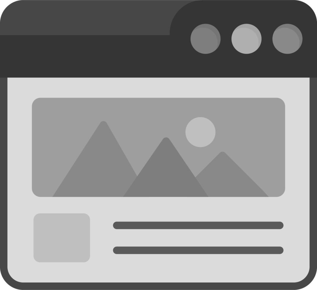 Web Landing Page Vector Icon