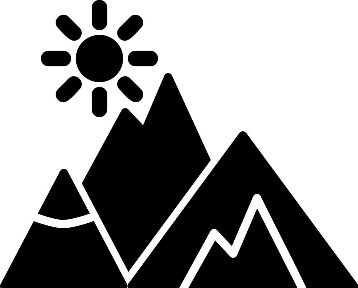 Mountain Vector Icon