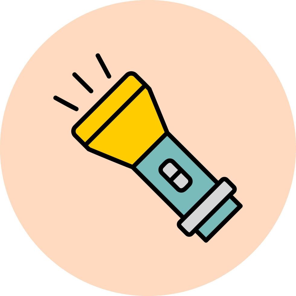 Flashlight Vector Icon