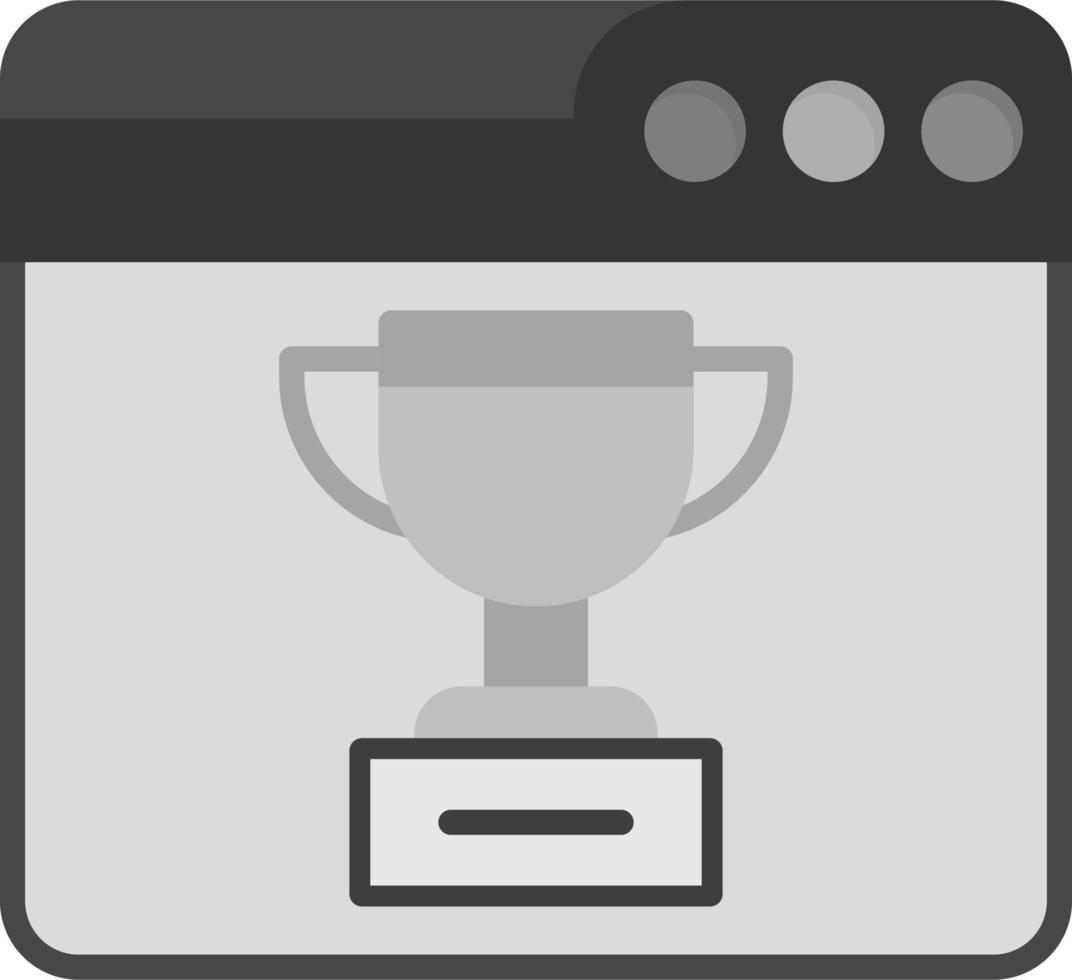 Web Trophy Vector Icon