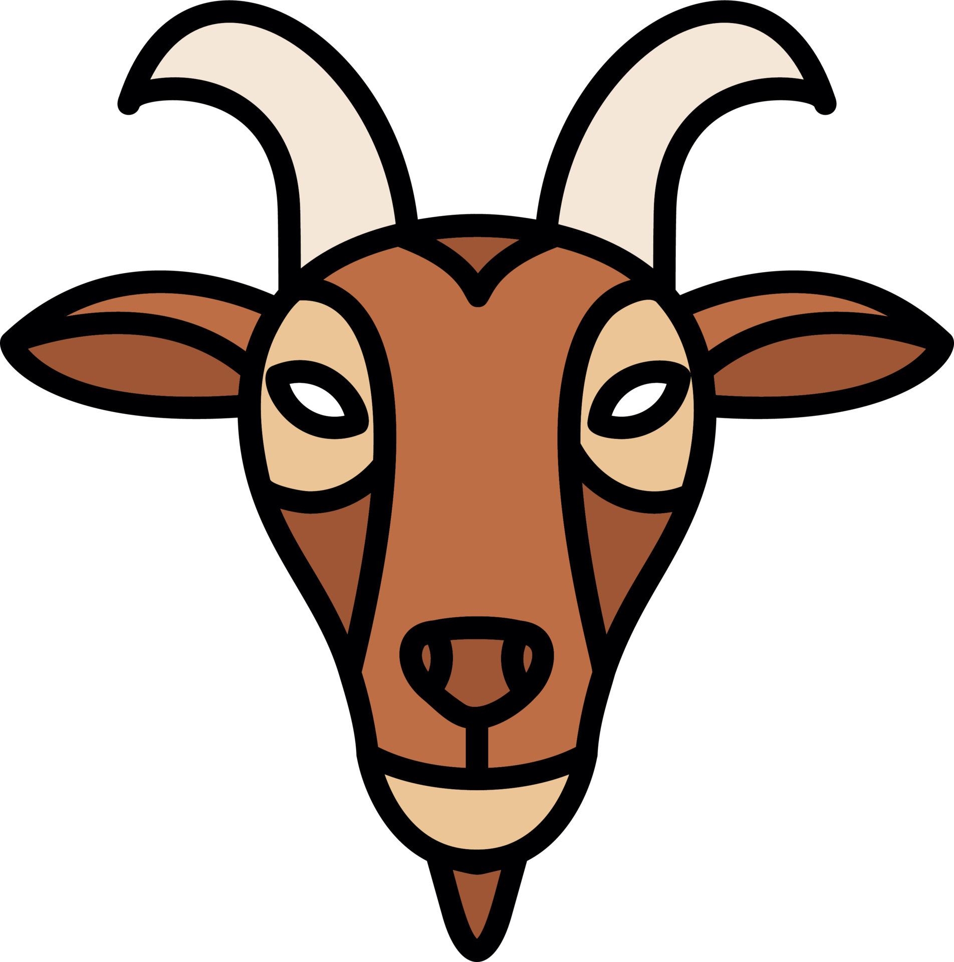 Goat Vector Icon 21065054 Vector Art at Vecteezy