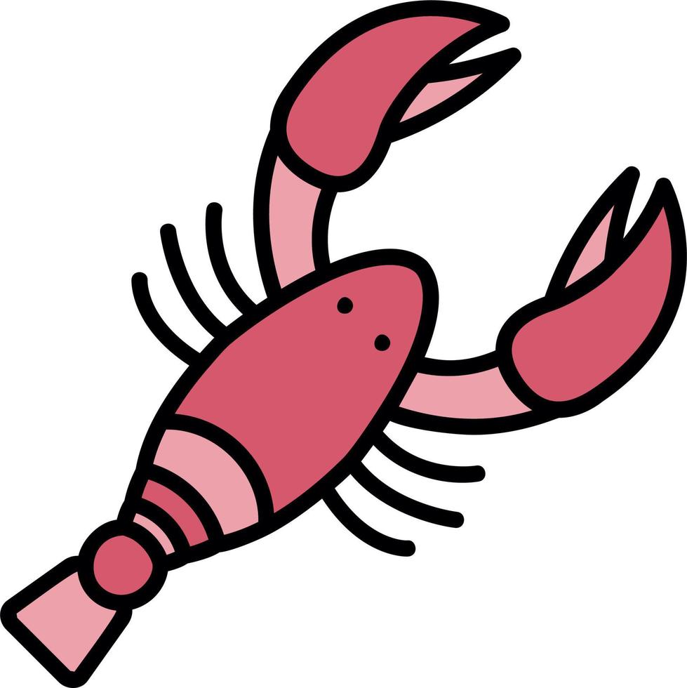 Lobster Vector Icon