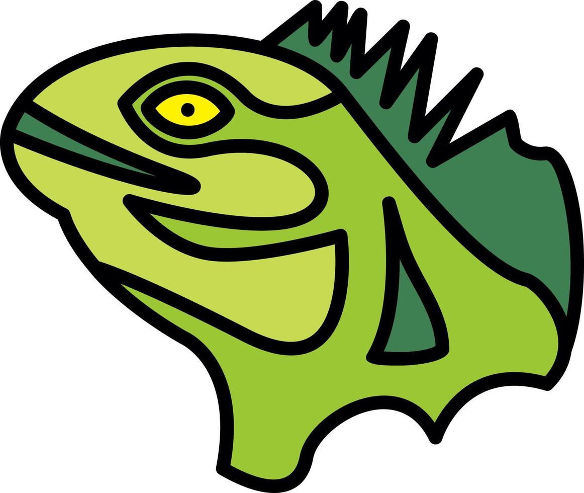 Iguana Vector Icon