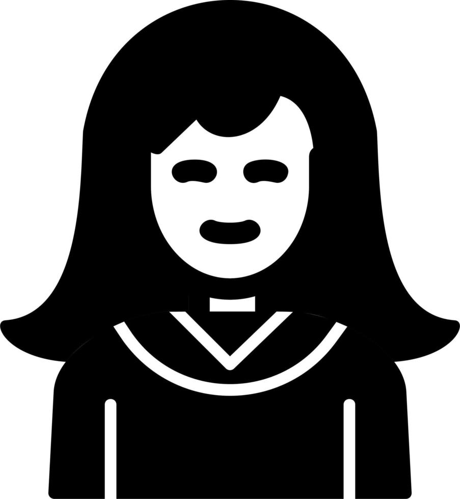 icono de vector de mujer