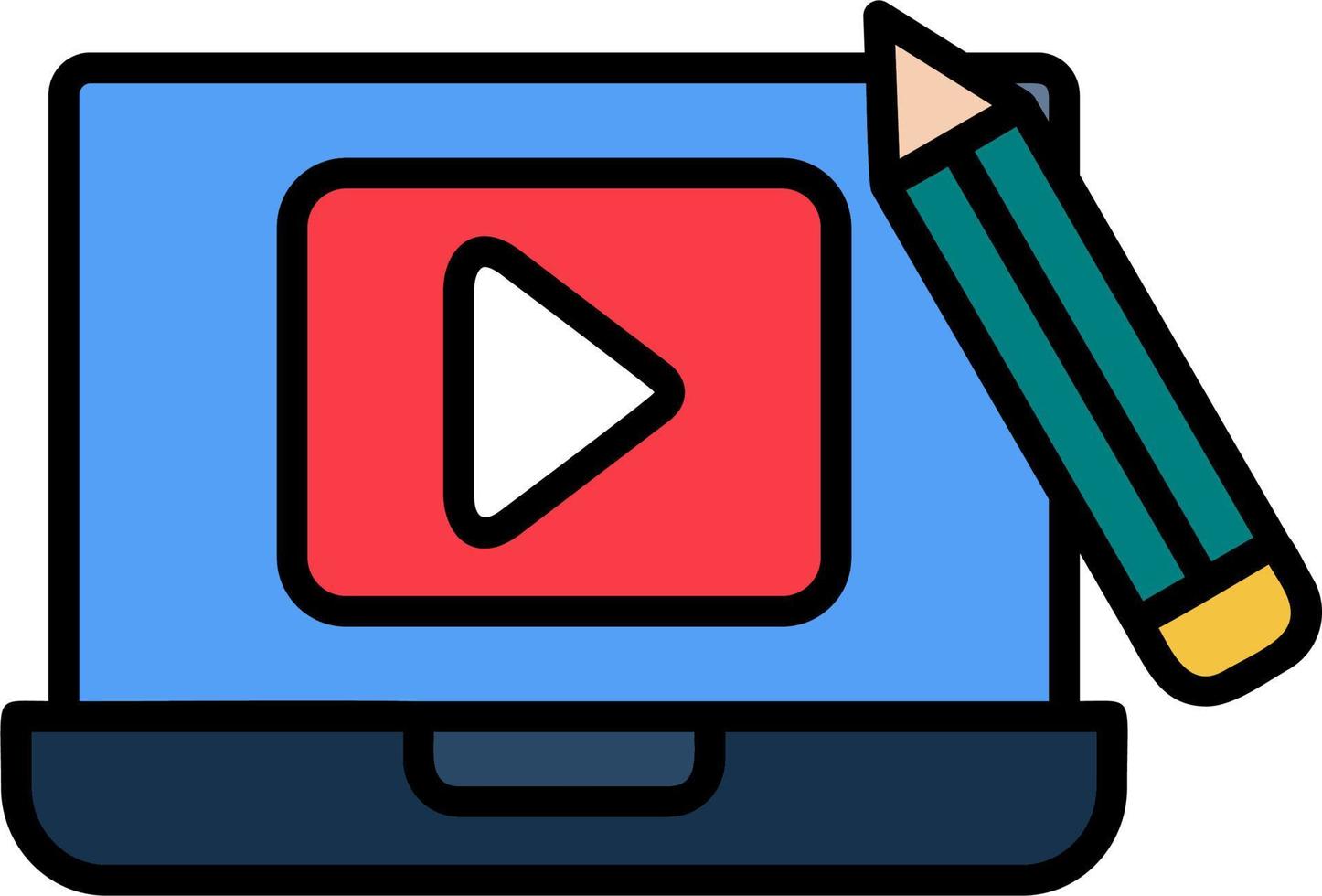 Video Editor Vector Icon