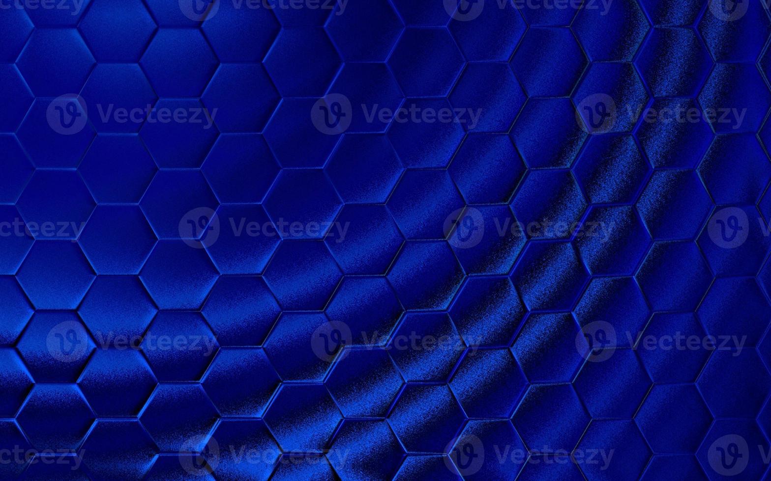 realista azul panal o hexagonal modelo antecedentes. elegante panal textura. lujo hexágono modelo. tecnología y datos antecedentes diseño. foto