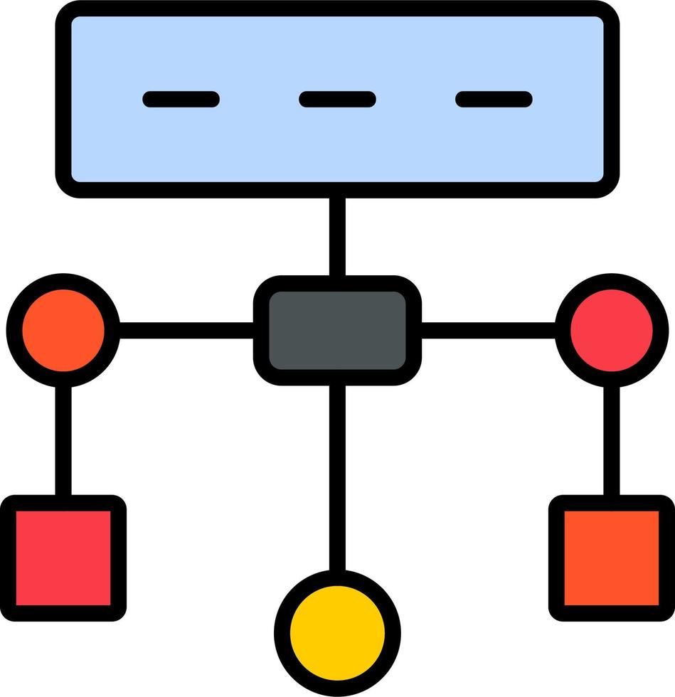 icono de vector de algoritmo