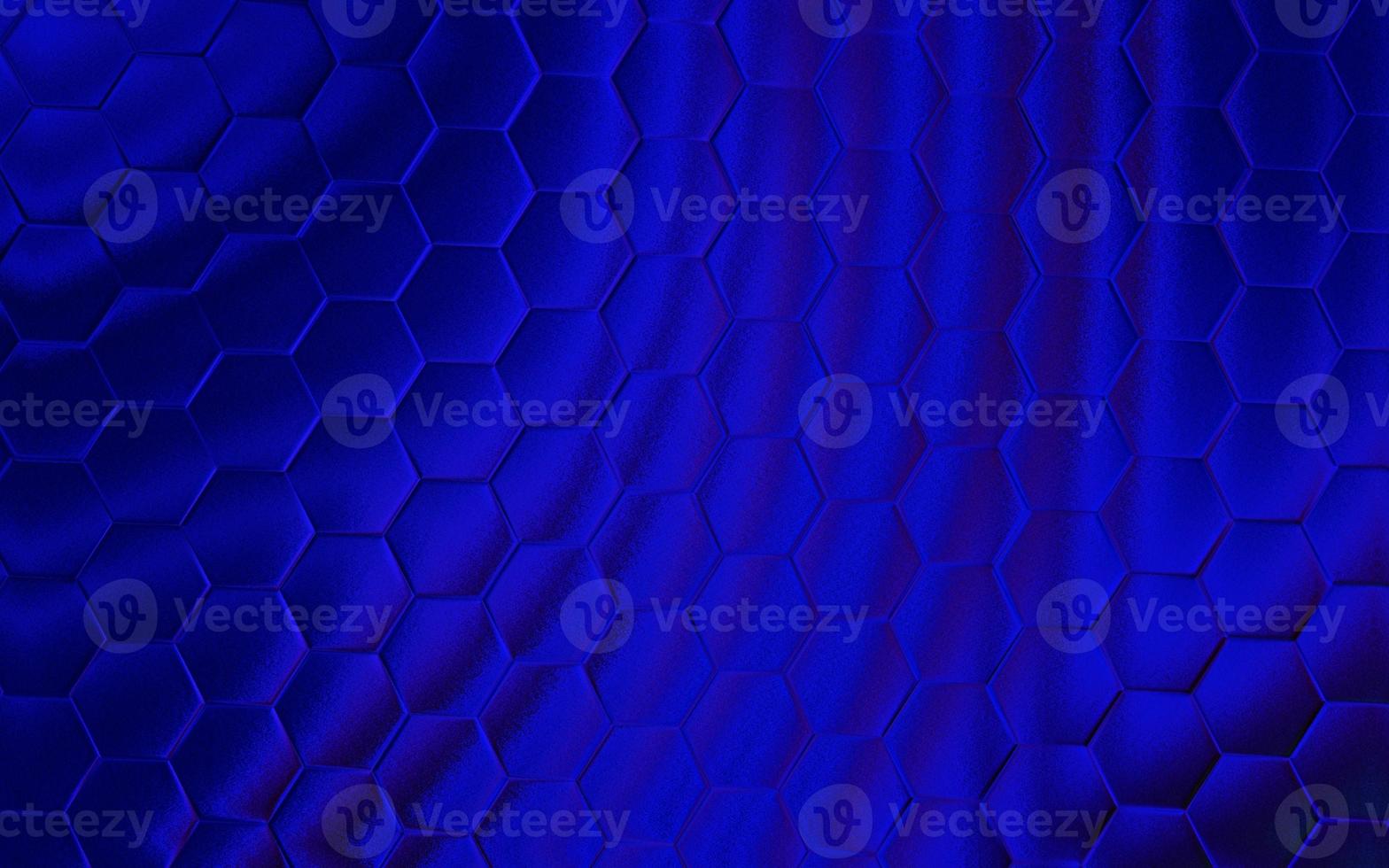 Realistic blue honeycomb or hexagonal pattern background. Elegant honeycomb texture. Luxury hexagon pattern. Technology and data background design. photo