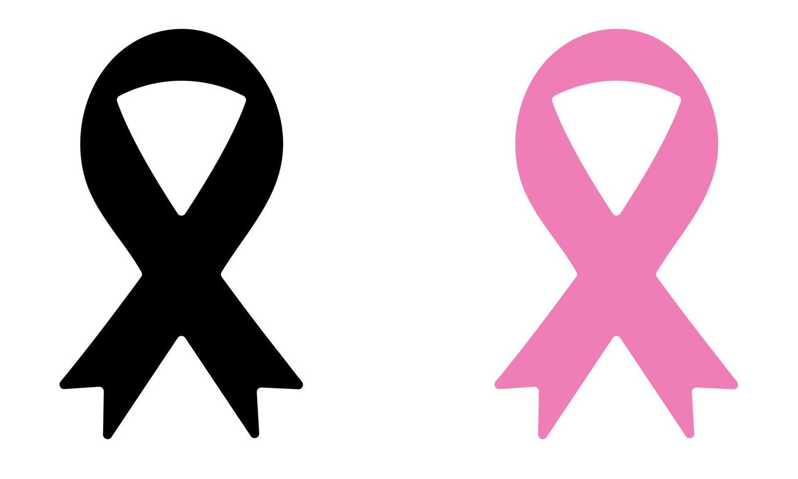 Set of awareness ribbon icons vector