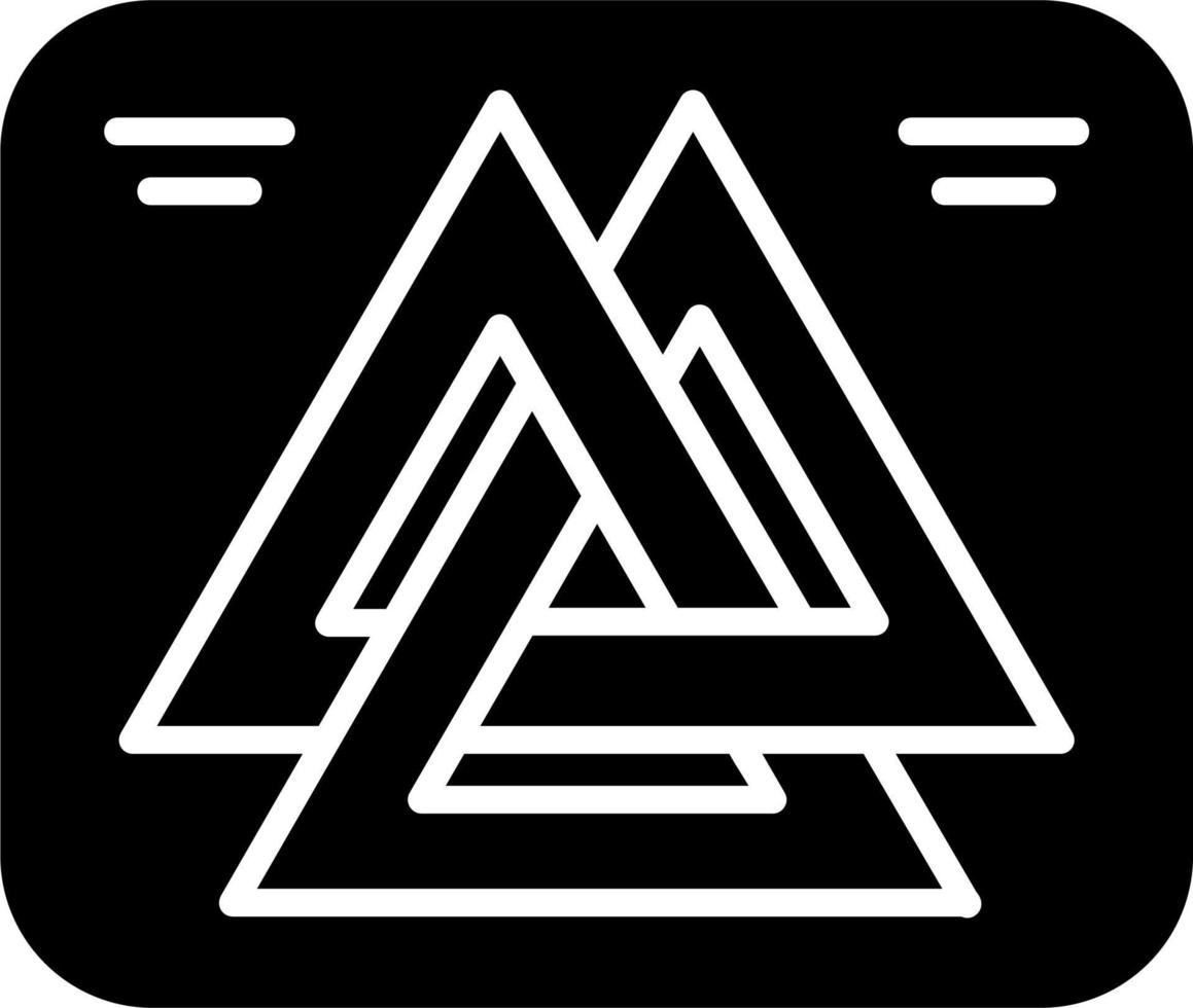 Valknut vector icono