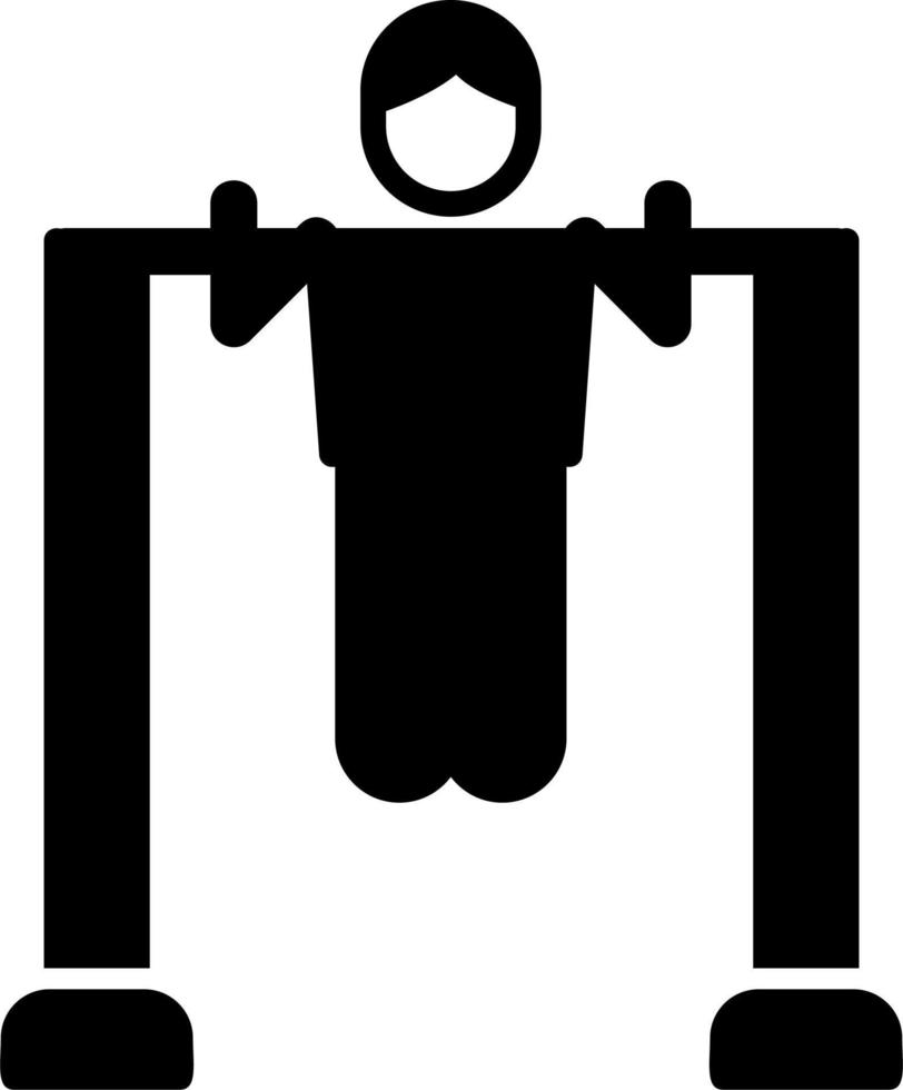 Pull Up Bar Vector Icon