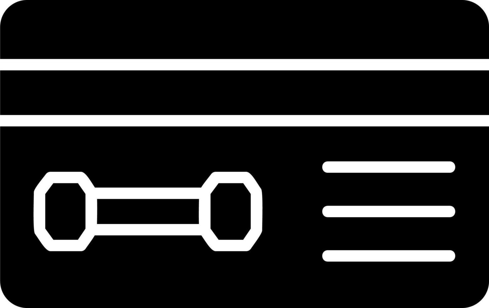 Member Card Vector Icon