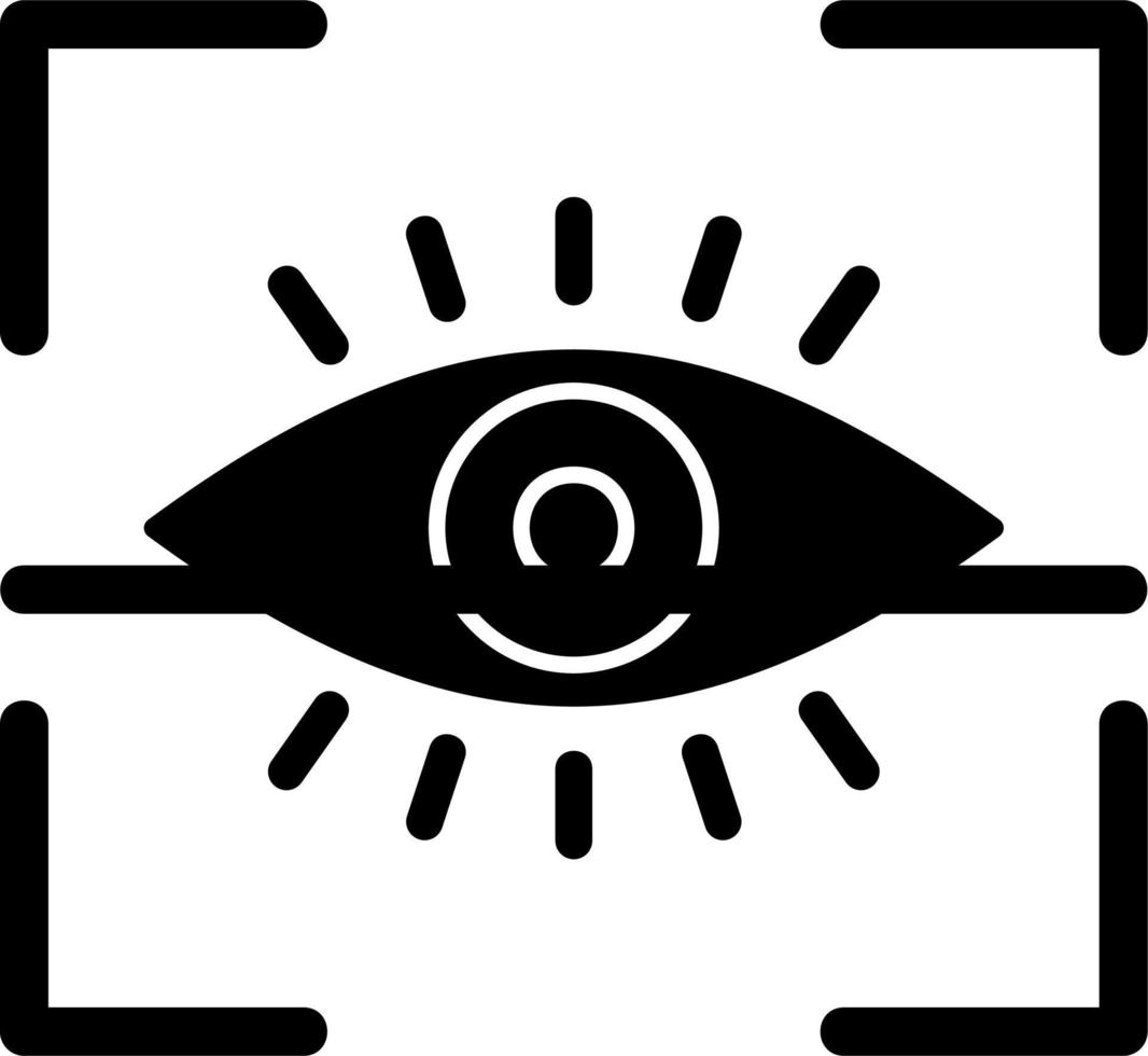 Eye Scan Vector Icon