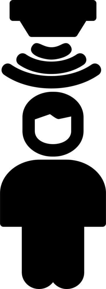 Motion Sensor Vector Icon