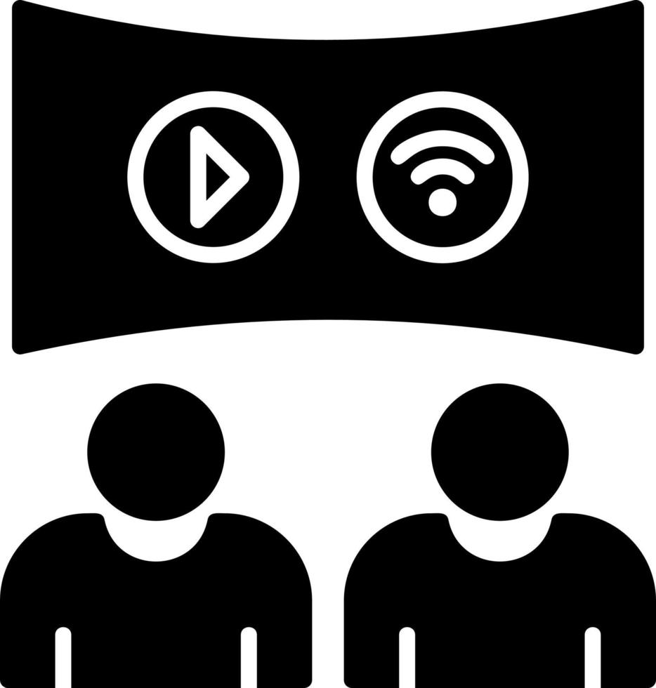 Live Streaming Vector Icon