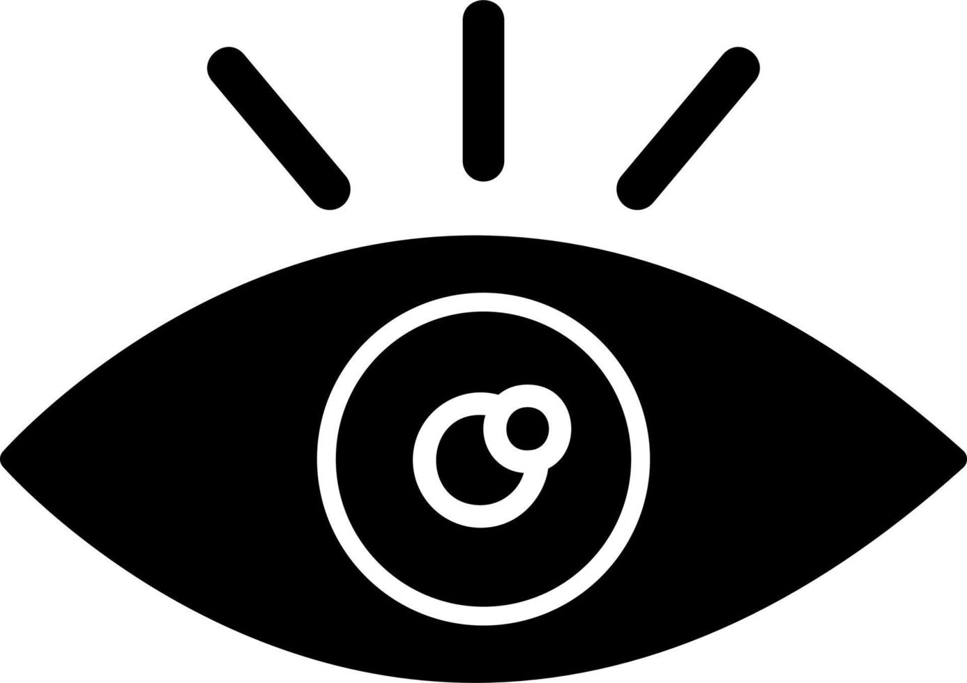 icono de vector de retina