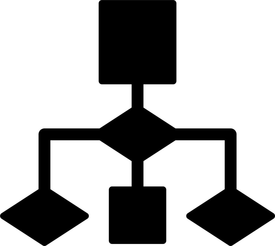 Flow Chart Vector Icon 21066361 Vector Art at Vecteezy