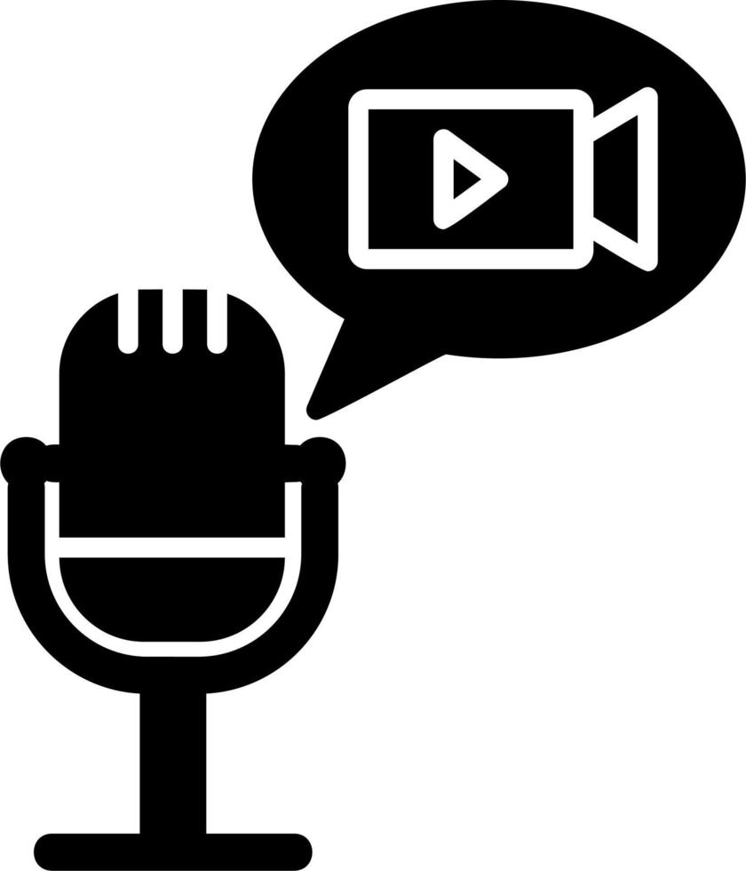 Movies Podcast Vector Icon
