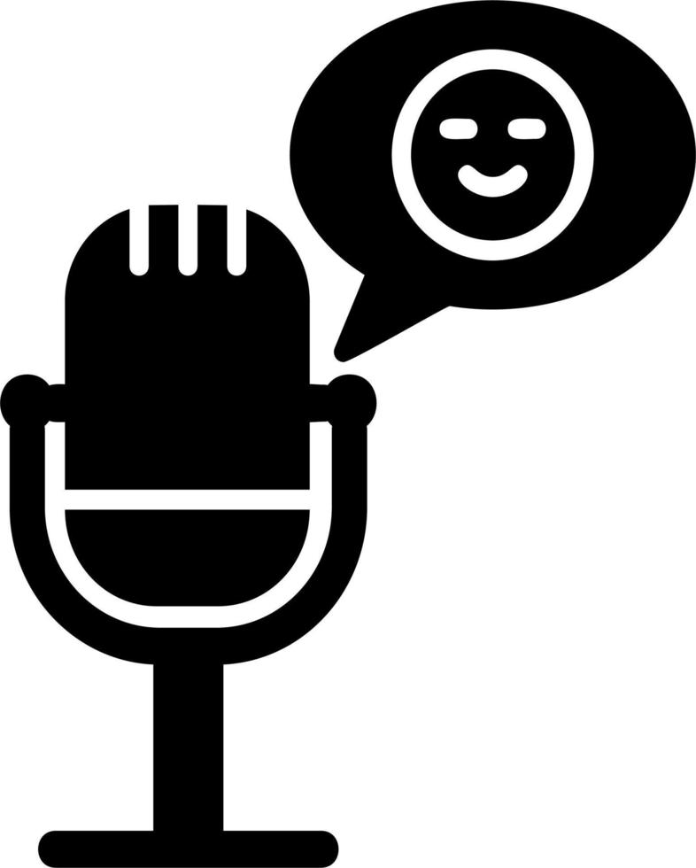 Comedy Podcast Vector Icon